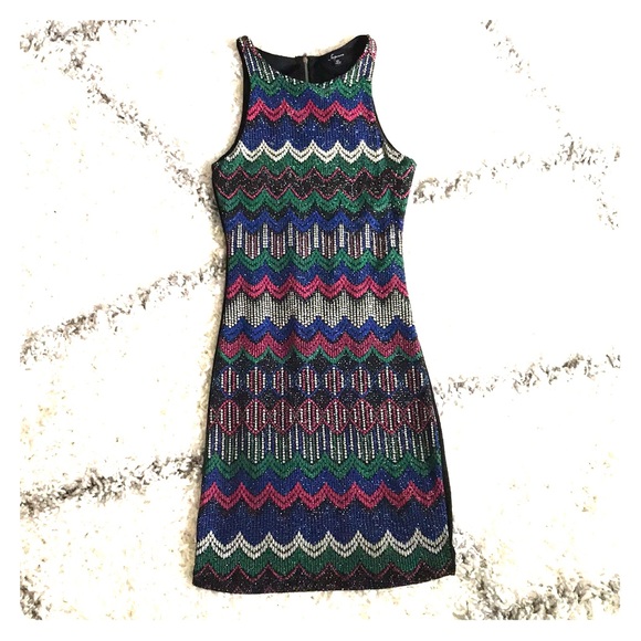 Soprano Dresses & Skirts - Multi color mini knitted dress